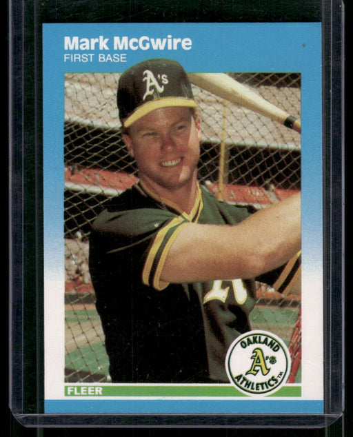 1987 Fleer Update #U-76 Mark McGwire