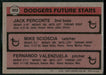 1981 Topps #302 Dodgers Future Stars (Perconte / Scioscia / Valenzuela)