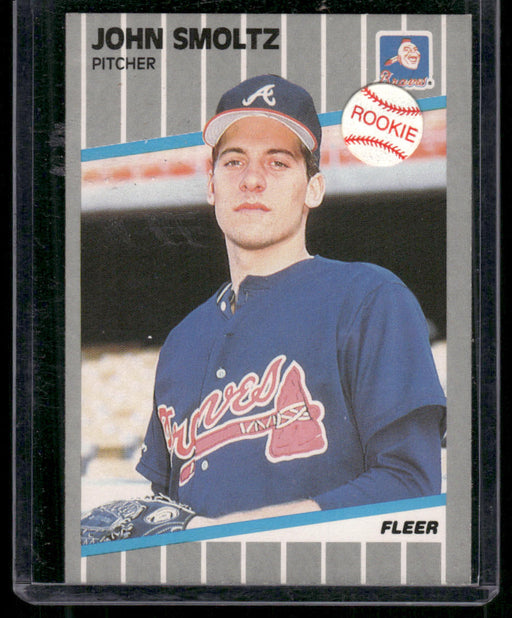 1989 Fleer #602 John Smoltz