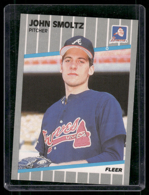 1989 Fleer #602 John Smoltz