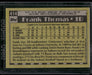 1990 Topps #414b Frank Thomas