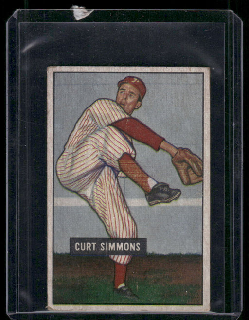 1951 Bowman #111 Curt Simmons