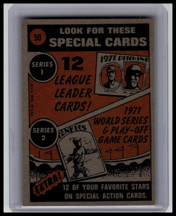 1972 Topps #50 Willie Mays