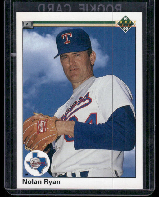 1990 Upper Deck #734a Nolan Ryan 6th No-Hitter No banner on front