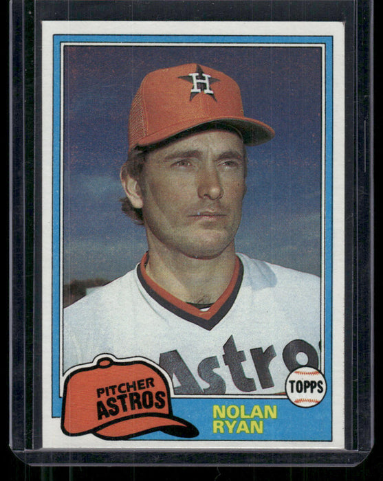 1981 Topps #240 Nolan Ryan