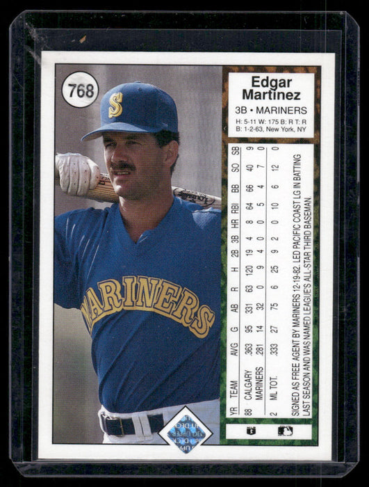 1989 Upper Deck #768 Edgar Martinez