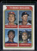 1974 Topps #604 1974 Rookie Infielders (Hughes / Knox / Thornton / White)