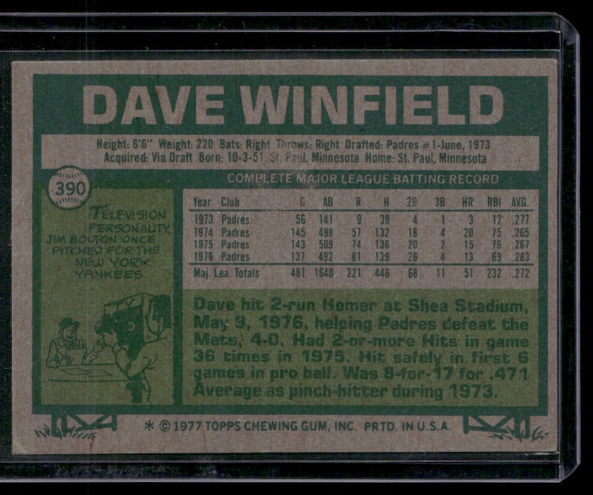 1977 Topps #390 Dave Winfield