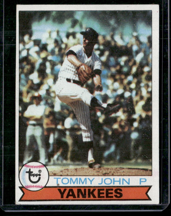 1979 Topps Burger King New York Yankees #9 Tommy John