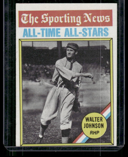 1976 Topps #349 Walter Johnson