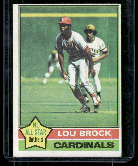 1976 Topps #10 Lou Brock