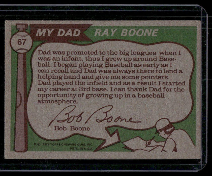 1976 Topps #67 Ray Boone / Bob Boone