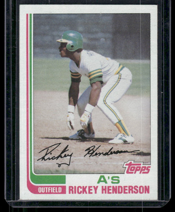 1982 Topps #610 Rickey Henderson