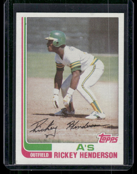 1982 Topps #610 Rickey Henderson