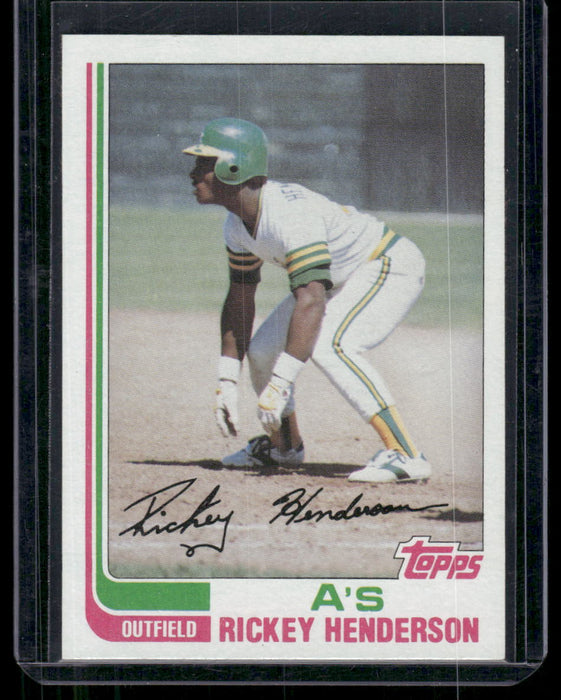 1982 Topps #610 Rickey Henderson