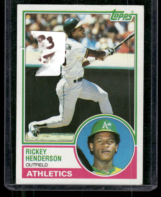 1983 Topps #180 Rickey Henderson