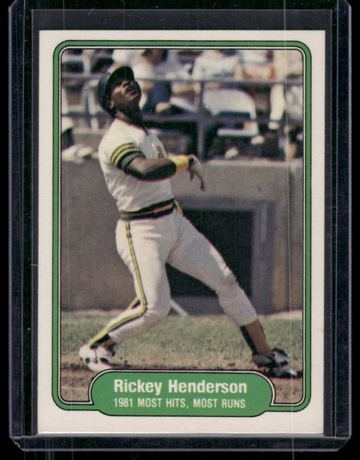 1982 Fleer #643 Rickey Henderson