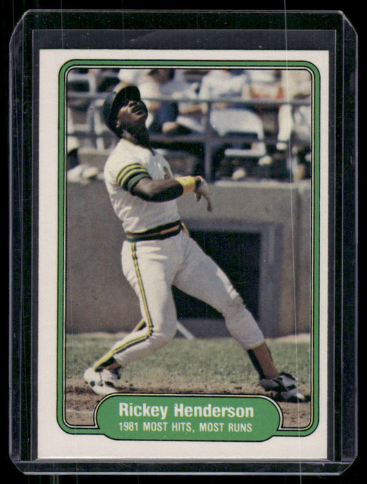 1982 Fleer #643 Rickey Henderson