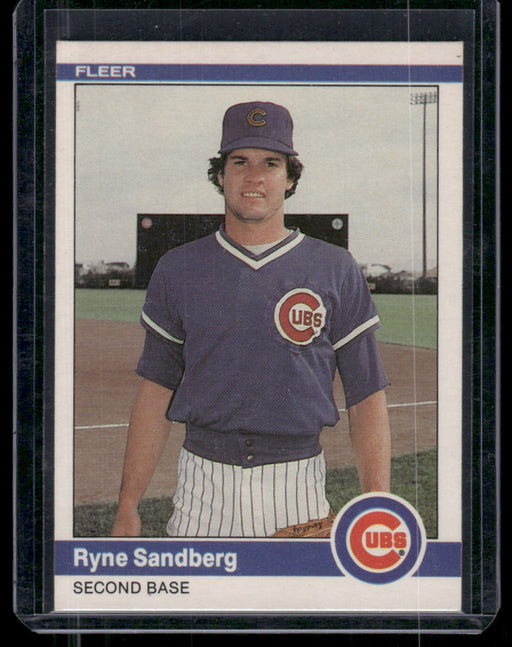 1984 Fleer #504 Ryne Sandberg