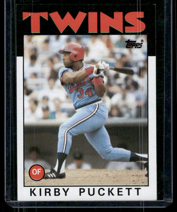 1986 Topps #329 Kirby Puckett