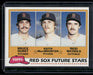 1981 Topps #689 Red Sox Future Stars (Hurst / MacWhorter / Nichols)