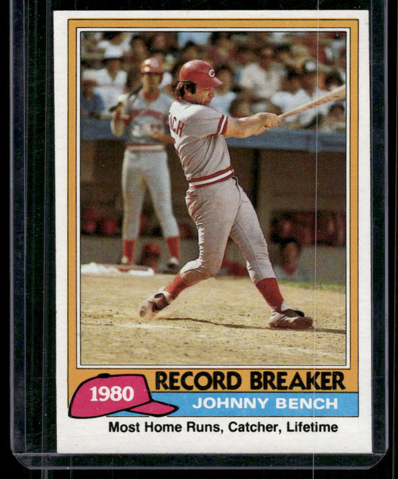 1981 Topps #201 Johnny Bench