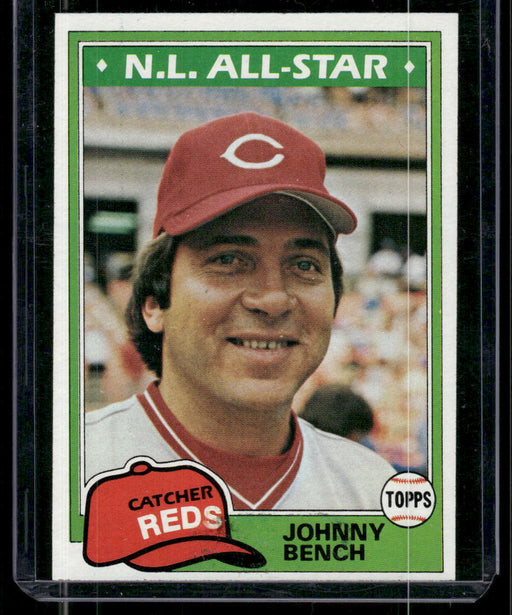 1981 Topps #600 Johnny Bench