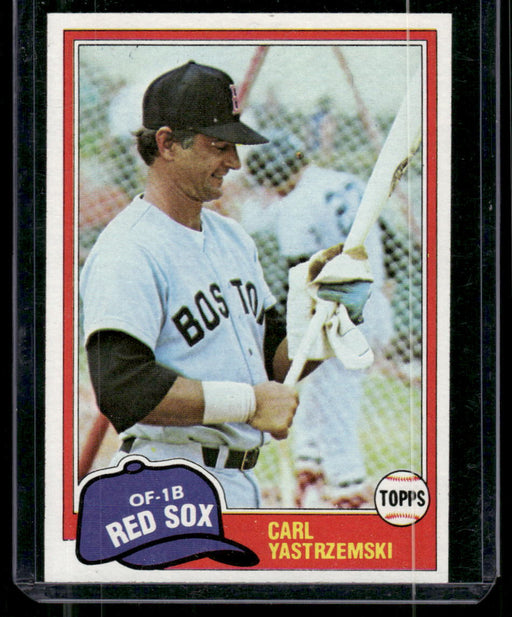 1981 Topps #110 Carl Yastrzemski