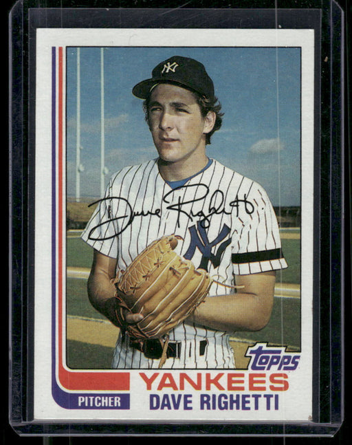 1982 Topps #439 Dave Righetti