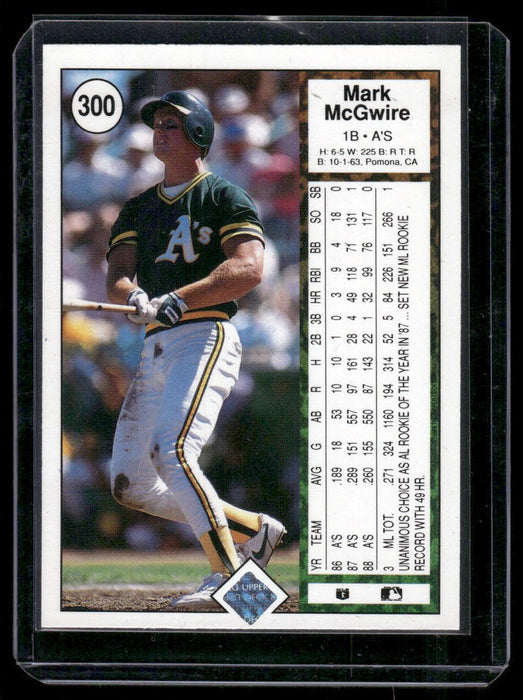 1989 Upper Deck #300 Mark McGwire