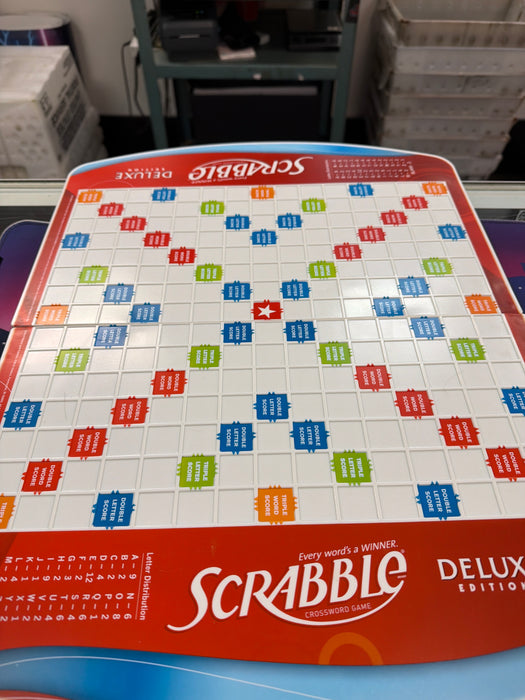 Scrabble Deluxe Ed (Suitcase)