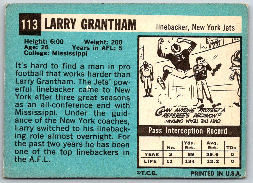 1964 Topps #113 Larry Grantham