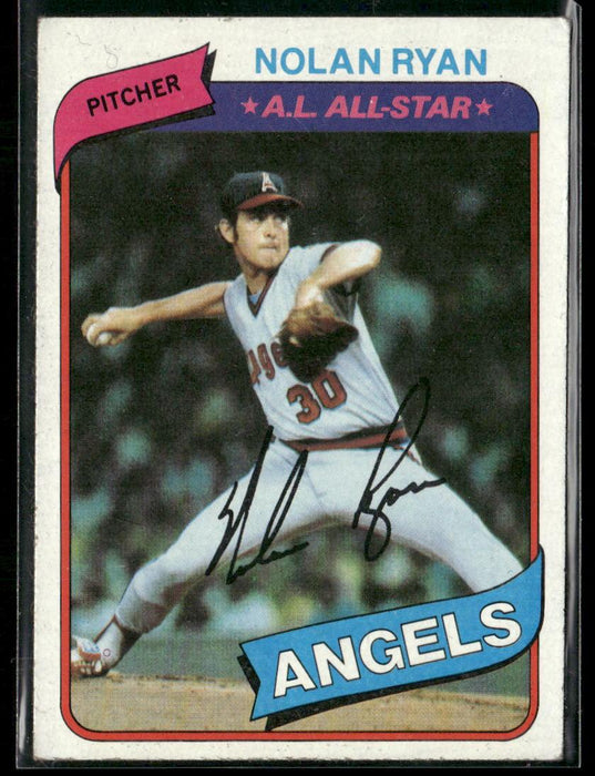 1980 Topps #580 Nolan Ryan