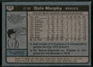 1980 Topps #274 Dale Murphy