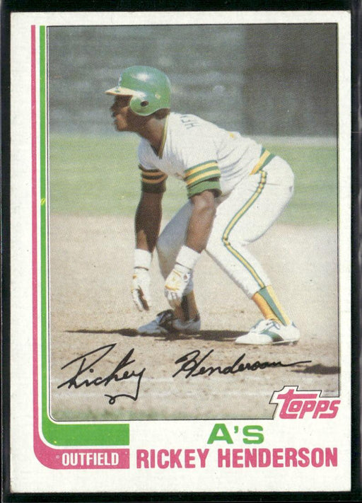 1982 Topps #610 Rickey Henderson