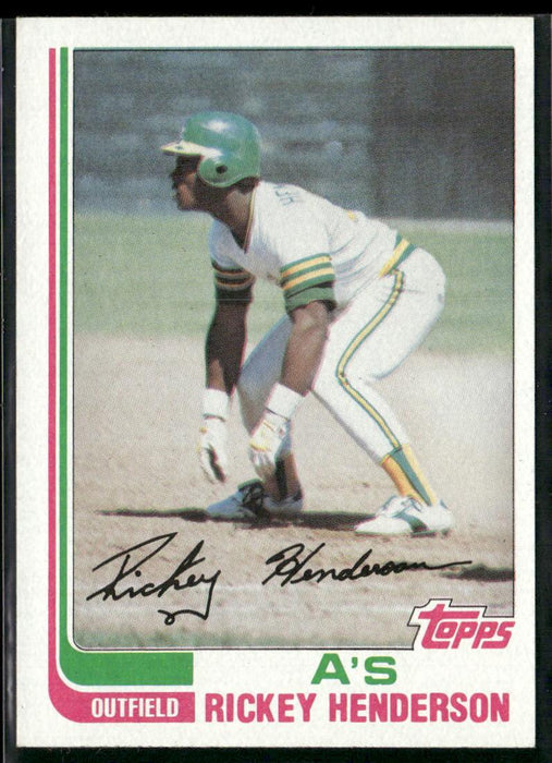 1982 Topps #610 Rickey Henderson