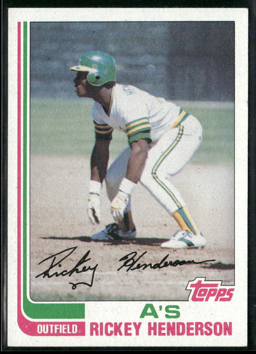 1982 Topps #610 Rickey Henderson