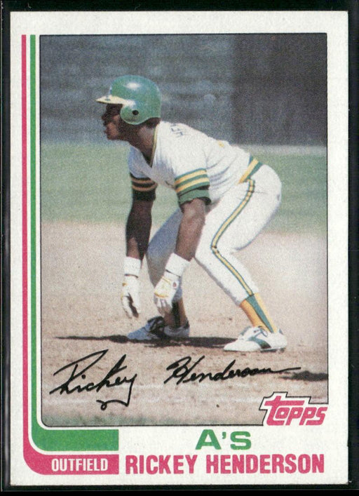 1982 Topps #610 Rickey Henderson