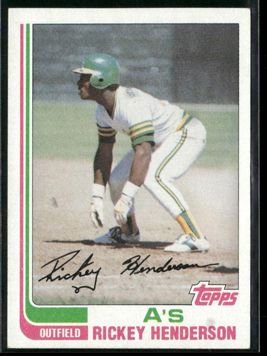 1982 Topps #610 Rickey Henderson