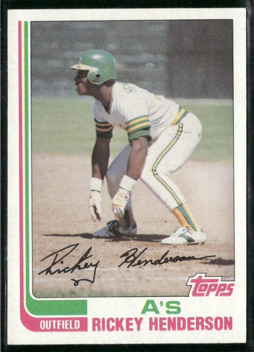 1982 Topps #610 Rickey Henderson