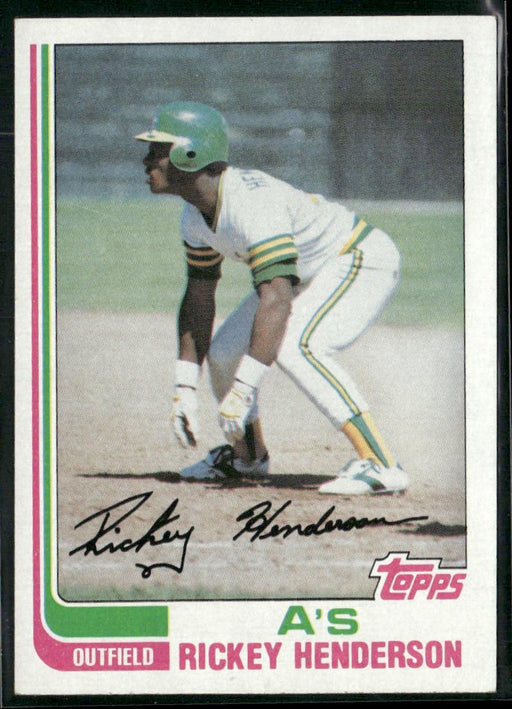 1982 Topps #610 Rickey Henderson