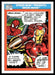 1990 Impel Marvel Universe #159 Spider-Man Presents: Iron Man