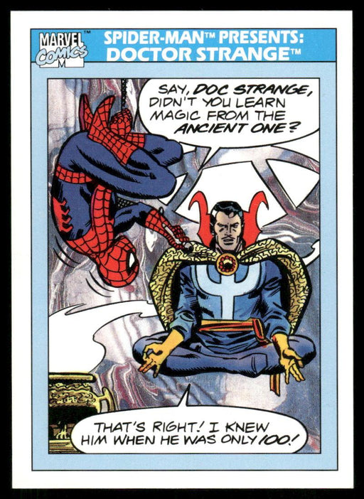 1990 Impel Marvel Universe #158 Spider-Man Presents: Doctor Strange