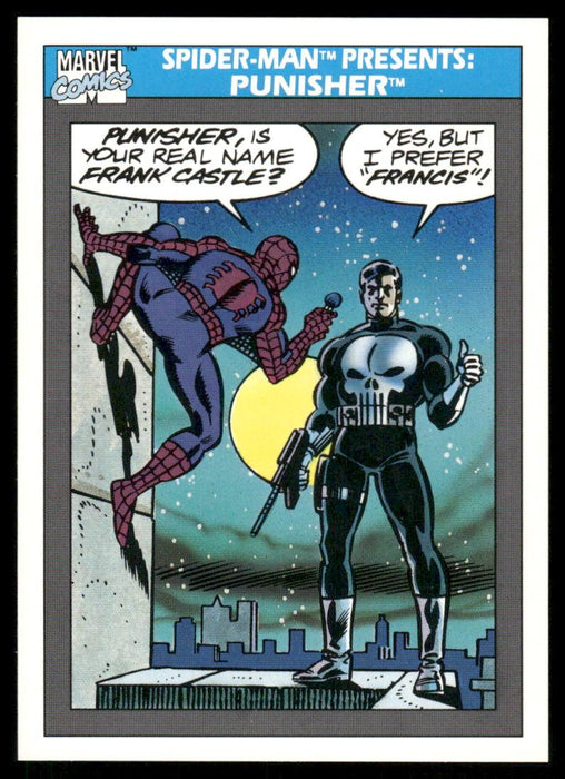 1990 Impel Marvel Universe #155 Spider-Man Presents: Punisher