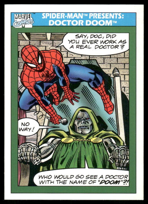 1990 Impel Marvel Universe #150 Spider-Man Presents: Doctor Doom