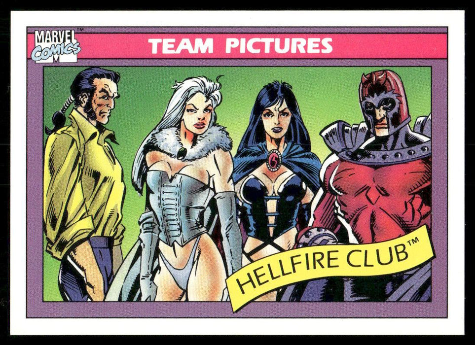 1990 Impel Marvel Universe #147 Hellfire Club