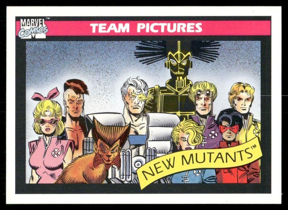 1990 Impel Marvel Universe #142 New Mutants