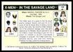1990 Impel Marvel Universe #120 X-Men in The Savage Land