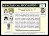 1990 Impel Marvel Universe #117 X-Factor vs. Apocalypse