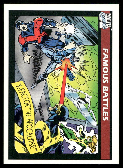 1990 Impel Marvel Universe #117 X-Factor vs. Apocalypse